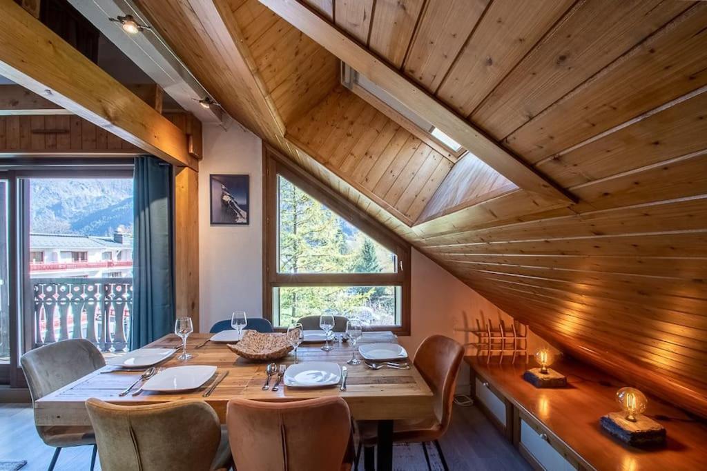 Bel Appartement Entier En Style Chalet A Σαμονί Εξωτερικό φωτογραφία